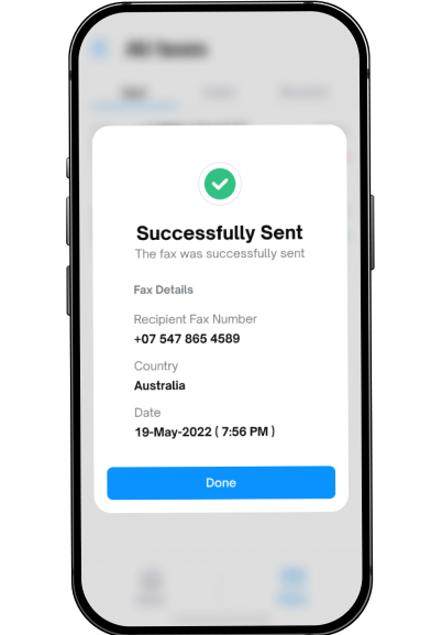 With Faxio, you can track the status of your sent documents in real-time. Receive notifications and confirmations so you can stay in the loop and focus on what matters most.